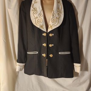 NAVY BLUE BLAZER BY STELLA LOUISA KB WOMEN'S XL